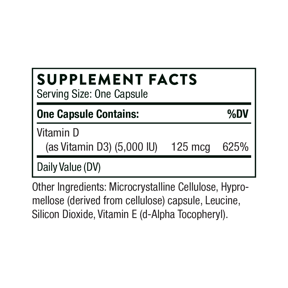 Vitamin D-5,000 - NSF Certified for Sport