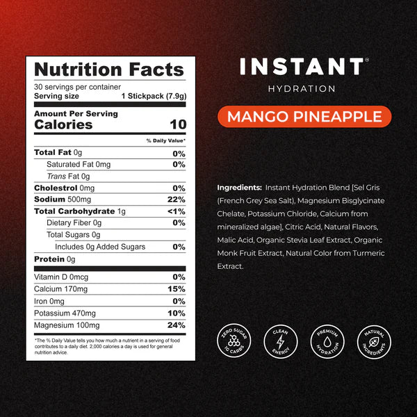 Instant Hydration - Premium Electrolyte Drink Mix