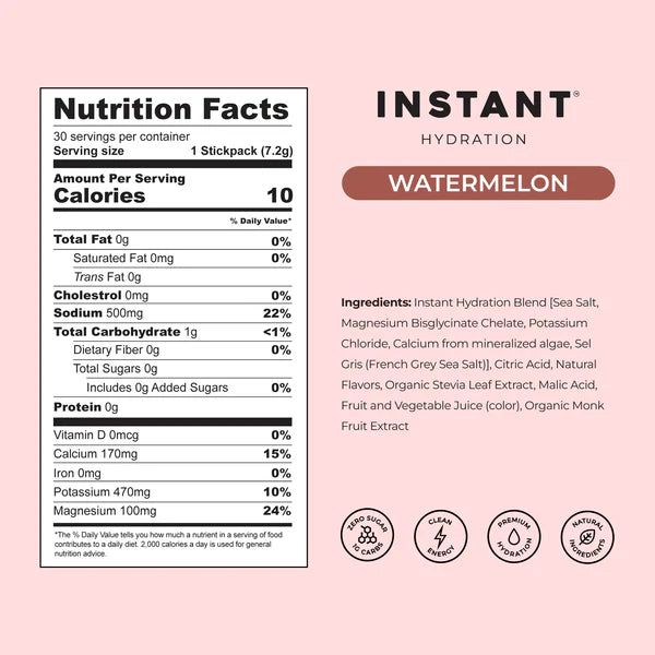 Instant Hydration - Premium Electrolyte Drink Mix