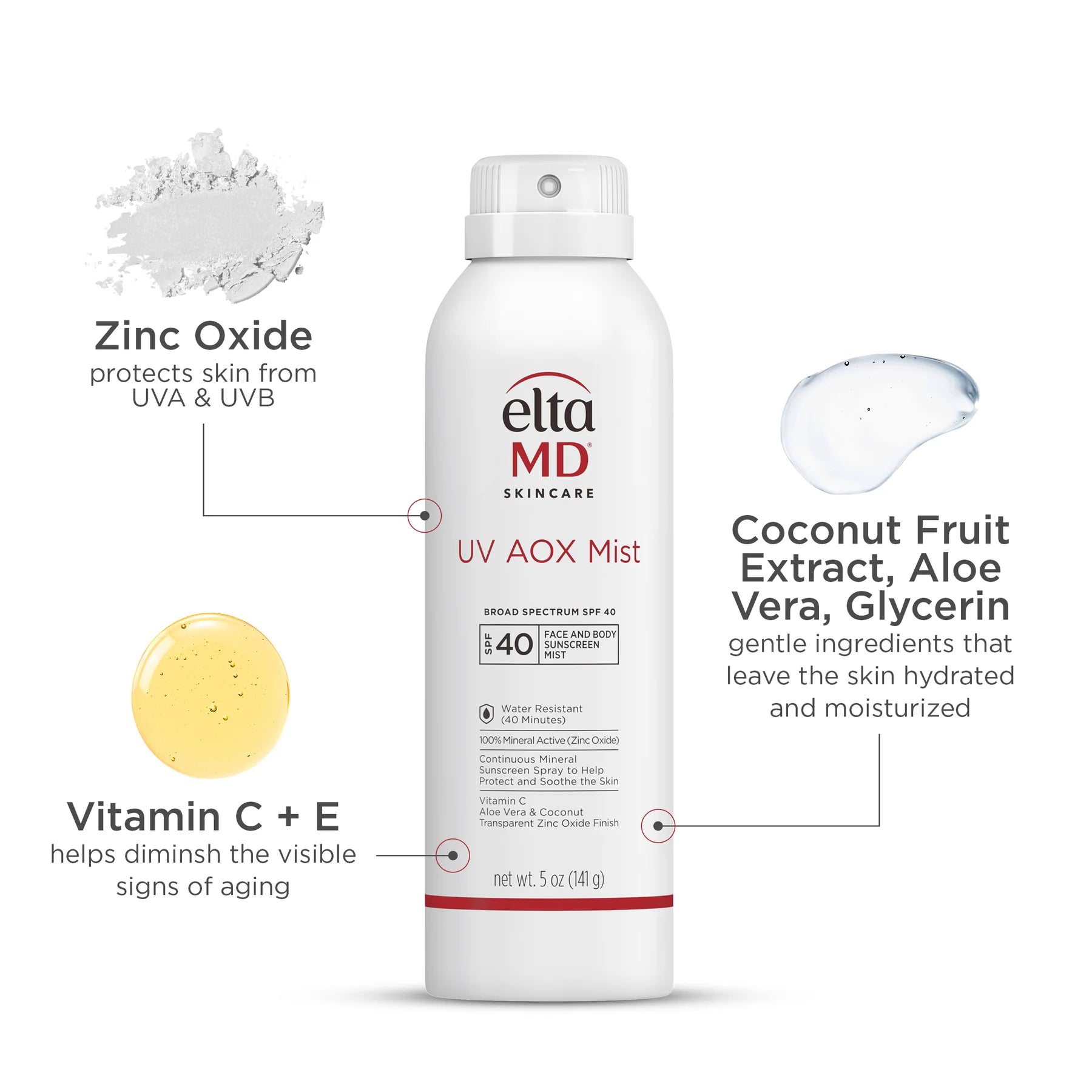 UV AOX Mist Broad-Spectrum SPF 40