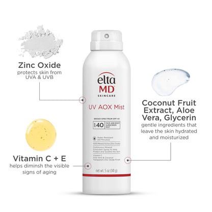UV AOX Mist Broad-Spectrum SPF 40
