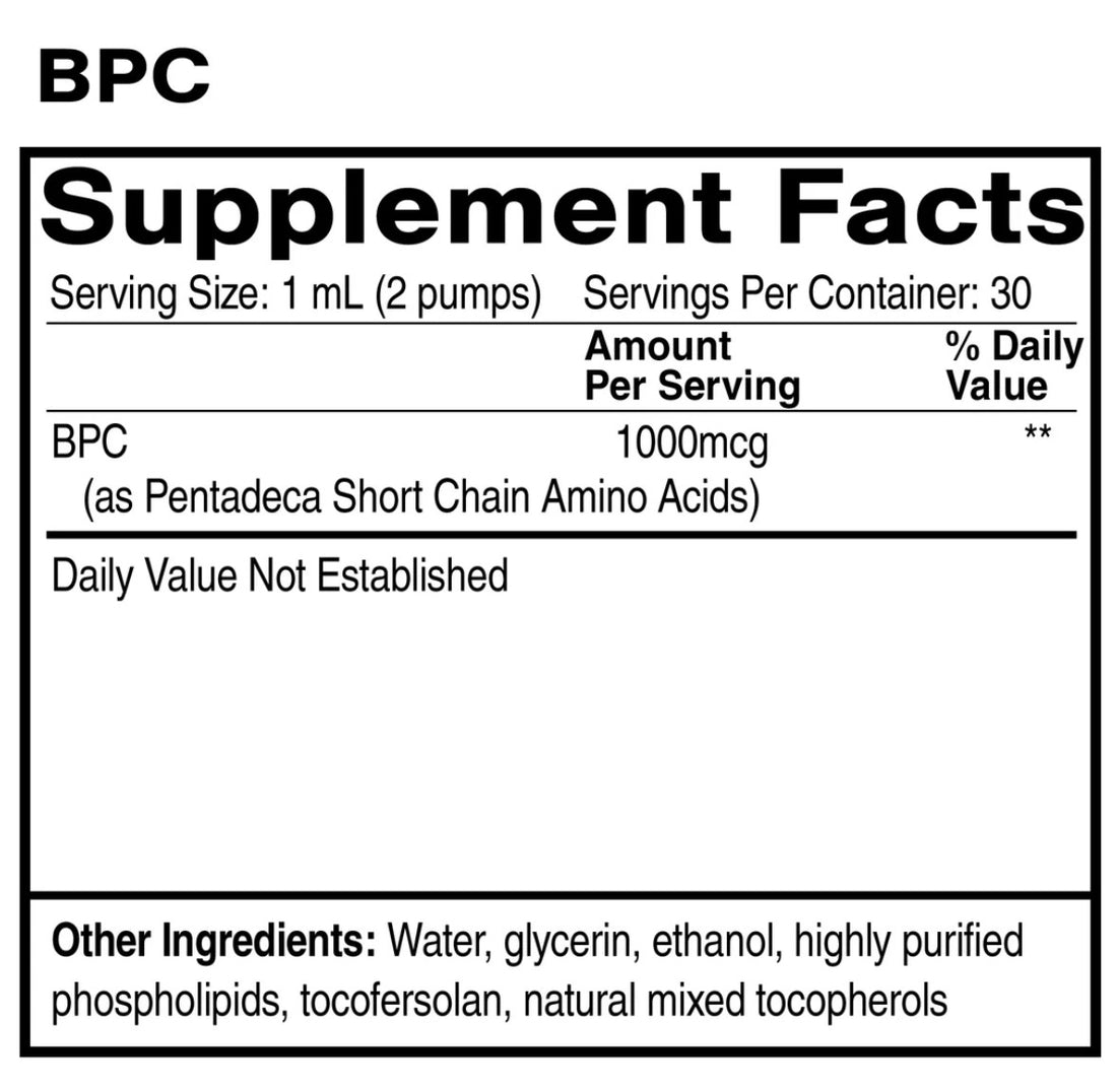 Oral Liposomal BPC