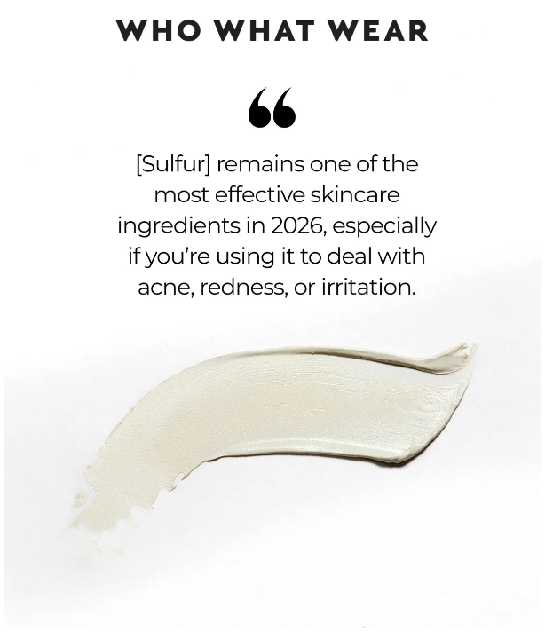 Sulfur Clay Mask Acne Treatment